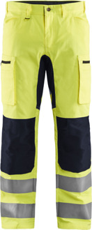 Blåkläder High-Vis broek met stretch 15851811 | High Vis Geel/Zwart | Maat 50 - 7330509703021