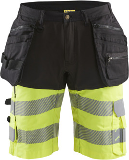 Blåkläder High-Vis short 15961811 | Zwart/High Vis Geel | Maat 46 - 7330509787205