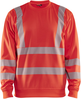 Blåkläder High-Vis Sweatshirt 35622538 | High-Vis Rood | Maat 4XL - 7330509832097