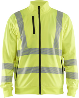Blåkläder High-Vis Sweatshirt met rits 35632538 | High-Vis Geel | Maat 3XL - 7330509832165