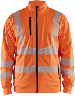 Blåkläder High-Vis Sweatshirt met rits 35632538 | High-Vis Oranje | Maat 4XL - 7330509832257