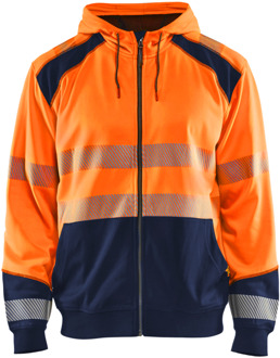 Blåkläder Hooded Sweatshirt High-Vis 35462528 | High-Vis Oranje/Marineblauw | Maat XXL - 7330509623312