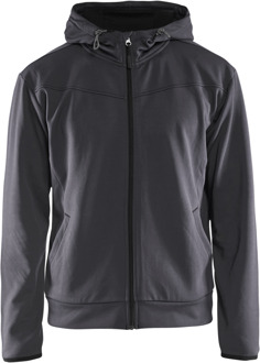 Blåkläder Hoodie met rits 33632526 | Medium Grijs/Zwart | Maat M - 7330509685136