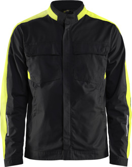 Blåkläder Industrie jack stretch 44441832 | Zwart/High-Vis Geel | Maat M - 7330509761335