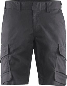 Blåkläder Industrie short met stretch 14461832 | Medium Grijs/Zwart | Maat 48 - 7330509758212