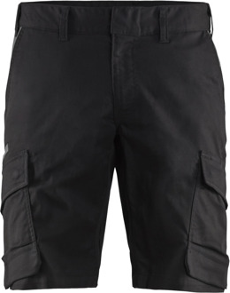 Blåkläder Industrie short met stretch 14461832 | Zwart/Donkergrijs | Maat 60 - 7330509758717