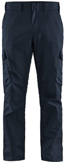 Blåkläder Industrie werkbroek stretch 14441832 | Donker marineblauw/Zwart | Maat 46 - 7330509756089