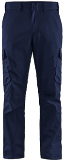 Blåkläder Industrie werkbroek stretch 14441832 | Marineblauw/Korenblauw | Maat 54 - 7330509756454