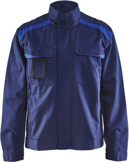 Blåkläder Industriejack. Ongevoerd 40541800 | Marineblauw/Korenblauw | Maat 4XL - 7330509357125