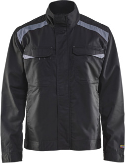 Blåkläder Industriejack. Ongevoerd 40541800 | Zwart/Grijs | Maat 4XL - 7330509384015