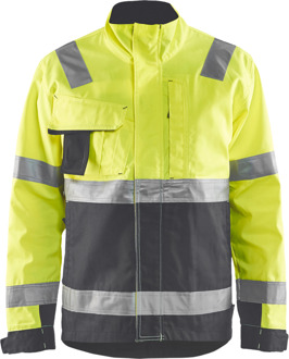 Blåkläder Jack High-Vis 40641811 | High-Vis Geel/Medium Grijs | Maat S - 7330509674482