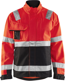 Blåkläder Jack High-Vis 40641811 | High-Vis Rood/Zwart | Maat S - 7330509403471