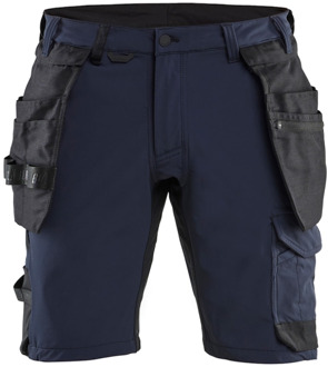 Blåkläder Korte Werkbroek 17021645 | Donker marineblauw/Zwart | Maat C58 - 7330509922828