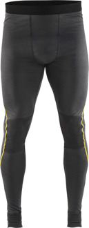 Blåkläder Lange onderbroek 100% merino XLIGHT 18441734 | Donkergrijs/Geel | Maat S - 7330509595138