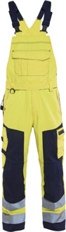Blåkläder Multinorm bretelbroek 26081514 | High-Vis Geel/Marineblauw | Maat 60 - 7330509501573