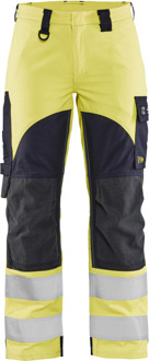 Blåkläder Multinorm Dames Werkbroek Inherent 71891512 | High-Vis Geel/Marineblauw | Maat 50 - 7330509641033