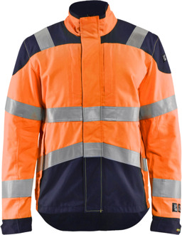 Blåkläder Multinorm inherent jack 40891513 | High-Vis Oranje/Marineblauw | Maat 4XL - 7330509720301