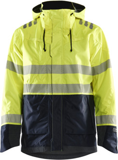 Blåkläder Multinorm shelljack 40881532 | High-Vis Geel/Marineblauw | Maat XXL - 7330509783900