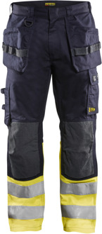 Blåkläder Multinorm werkbroek Inherent 14891512 | Marine/High Vis Geel | Maat 62 - 7330509627402