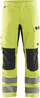 Blåkläder Multinorm werkbroek Inherent met stretch 17881512 | High Vis Geel/Marineblauw | Maat 62 - 7330509805442