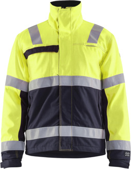 Blåkläder Multinorm Winterjas 40691514 | High-Vis Geel/Marineblauw | Maat XL - 7330509552131