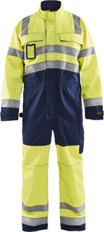 Blåkläder Overall High-Vis 63731804 | High-Vis Geel/Marineblauw | Maat 60 - 7330509254387