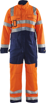 Blåkläder Overall High-Vis 63731804 | High-Vis Oranje/Marineblauw | Maat 58 - 7330509254479