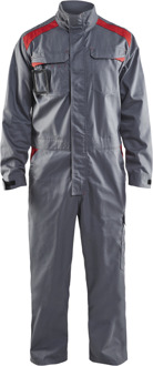 Blåkläder Overall Industrie 60541800 | Grijs/Rood | Maat 60 - 7330509360279
