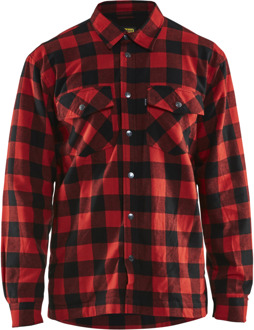 Blåkläder Overhemd flanel 32251131 | Rood/Zwart | Maat 4XL - 7330509414071