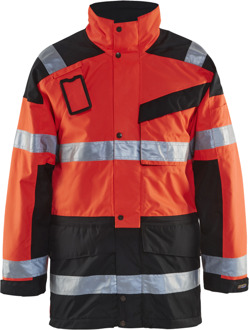 Blåkläder Parka High-Vis met uitneembare voering 44261997 High-Vis | High-Vis Rood/Zwart | Maat XXL - 7330509424452