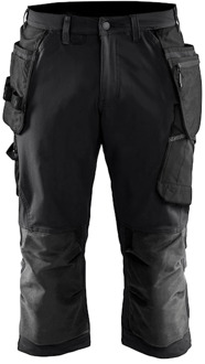 Blåkläder Piraatbroek 4-weg stretch 15211645 | Zwart/Donkergrijs | Maat 46 - 7330509833674