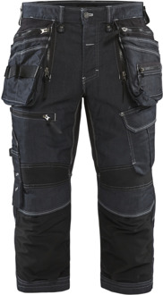 Blåkläder Piraatbroek denim stretch X1900 19911141 | Marineblauw/Zwart | Maat 54 - 7330509554500