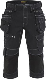 Blåkläder Piraatbroek denim stretch X1900 19911141 | Zwart | Maat 60 - 7330509532904