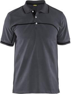 Blåkläder Poloshirt 33891050 | Medium Grijs/Zwart | Maat M - 7330509685211