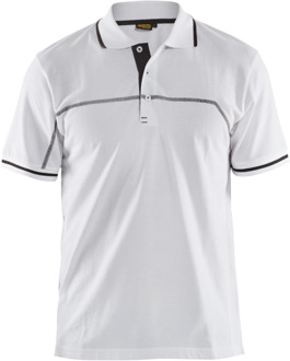 Blåkläder Poloshirt 33891050 | Wit/Donkergrijs | Maat XXL - 7330509662694