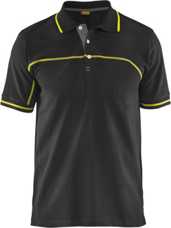 Blåkläder Poloshirt 33891050 | Zwart/High-Vis Geel | Maat XS - 7330509553770