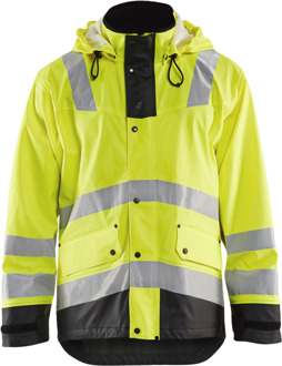 Blåkläder Regenjas gevoerd High-Vis LEVEL 2 43072003 | High-Vis Geel/Zwart | Maat S - 7330509687994