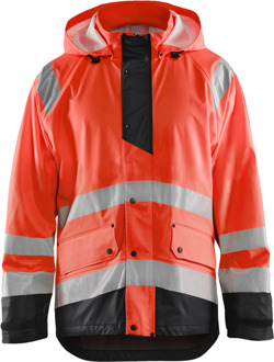 Blåkläder Regenjas High-Vis LEVEL 1 43232000 | High-Vis Rood/Zwart | Maat M - 7330509656464
