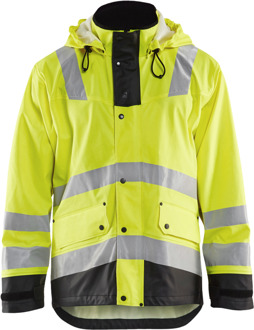 Blåkläder Regenjas High-Vis LEVEL 2 43022003 | High-Vis Geel/Zwart | Maat XL - 7330509570548