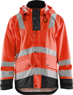 Blåkläder Regenjas High-Vis LEVEL 2 43022003 | High-Vis Rood/Zwart | Maat XS - 7330509570715