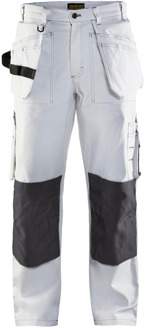 Blåkläder Schilders Werkbroek 15311210 | Wit/Donkergrijs | Maat 56 - 7330509755167