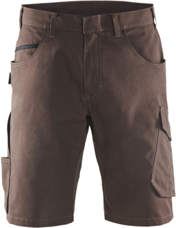 Blåkläder Service short 14991330 | Bruin/Zwart | Maat 58 - 7330509549506