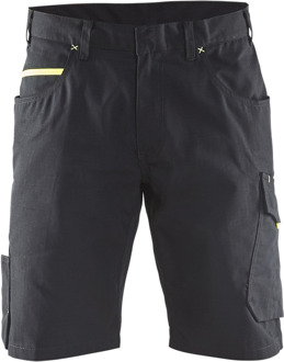 Blåkläder Service short 14991330 | Zwart/High Vis Geel | Maat 46 - 7330509549643