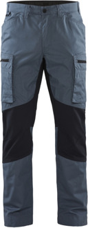 Blåkläder Service werkbroek met stretch 14591845 | Gevoelloos blauw/Donkerblauw | Maat 60 - 7330509781425