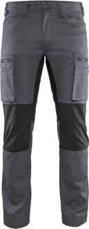 Blåkläder Service werkbroek met stretch 14591845 | Medium Grijs/Zwart | Maat 50 - 7330509748794
