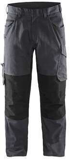 Blåkläder Service werkbroek met stretch zonder spijkerzakken 14951330 | Medium Grijs/Zwart | Maat 50 - 7330509690109