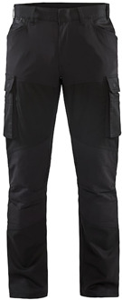 Blåkläder Service werkbroek stretch 14571830 | Zwart | Maat 60 - 7330509717790
