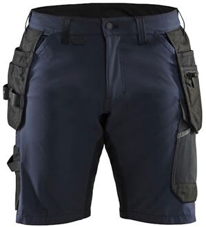 Blåkläder Short 4-weg stretch 15201645 | Donker marineblauw/Zwart | Maat 50 - 7330509826300