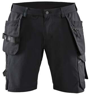 Blåkläder Short 4-weg stretch 15201645 | Zwart/Donkergrijs | Maat 48 - 7330509802892