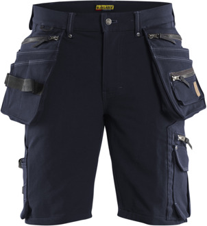 Blåkläder Short 4-weg stretch X1900 19881644 | Donker marineblauw/Zwart | Maat 50 - 7330509687666